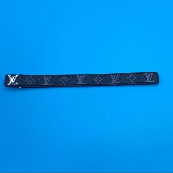 Louis Vuitton Black and Silver Men's Bracelet - Picture 3 of 6